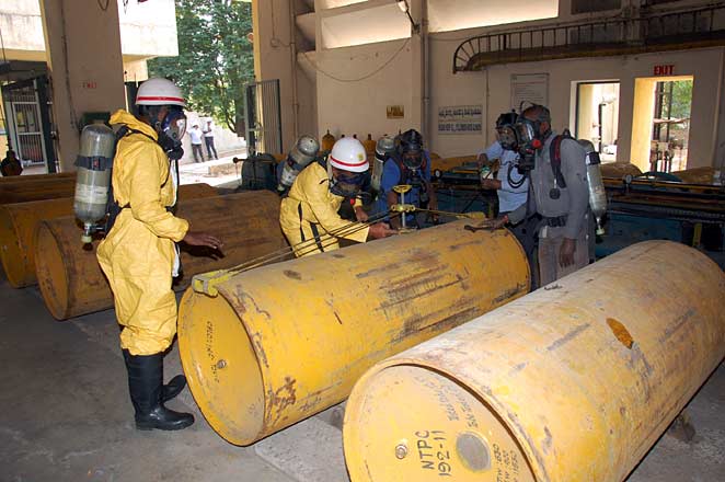 Safety Mock Drill Held In Ntpc