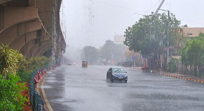 Reprieve from summer, rains lash Hyderabad on Sunday
