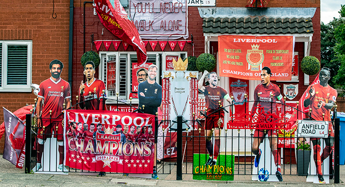 liverpool premier league champions memorabilia