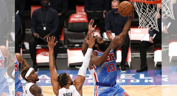 NBA: Harden posts triple double on debut for Nets
