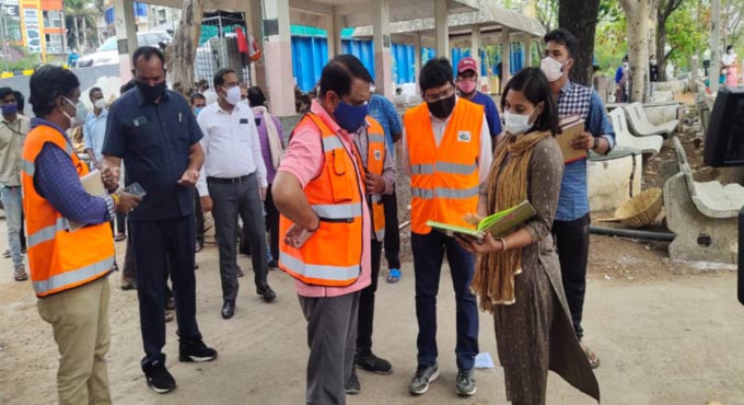 Principal Secretary inspects crematoriums in Hyderabad