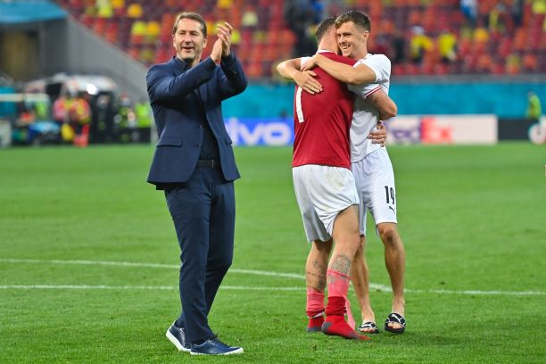 Austria beats Ukraine 1-0 to advance at Euro 2020