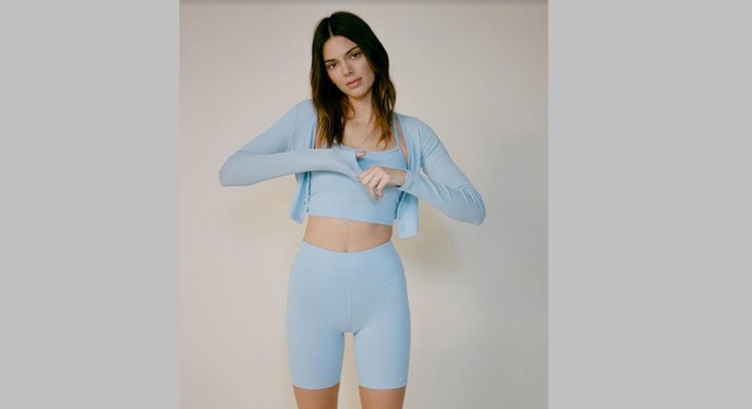Kendall Jenner’s powder blue-hued crop top steals hearts