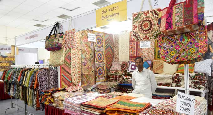 Vastrabhushana showcases unique handicraft exhibition in Hyderabad