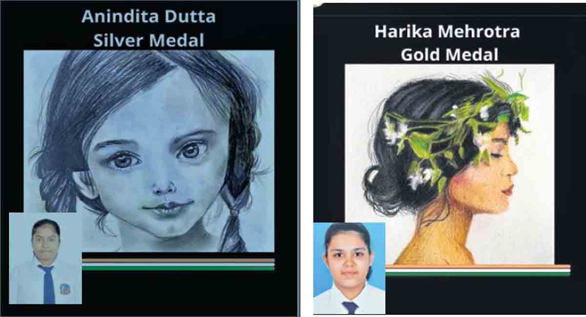 PMS students shine in art competition