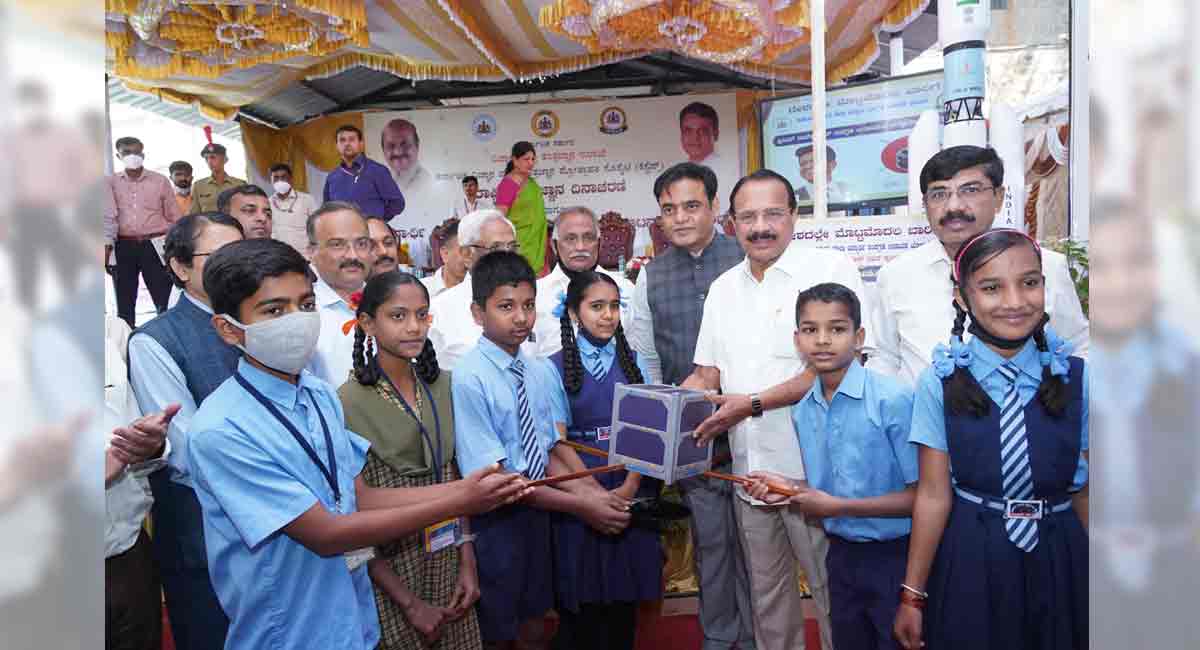 Karnataka: Govt school students’ satellite project named after Puneeth Rajkumar