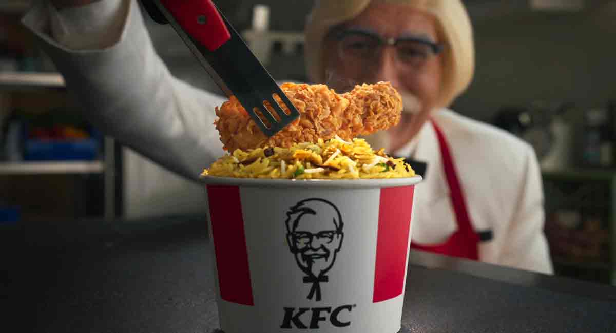 KFC Biryani Bucket is what biryani dreams are made of