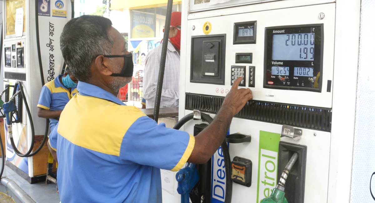 Petrol price hiked 50 paise, diesel up 55 paise