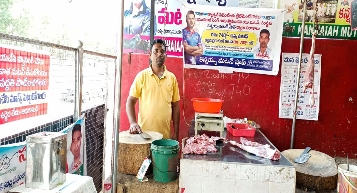 Telangana: Butcher comes up with innovative idea to support poor cancer patients in Karimnagar