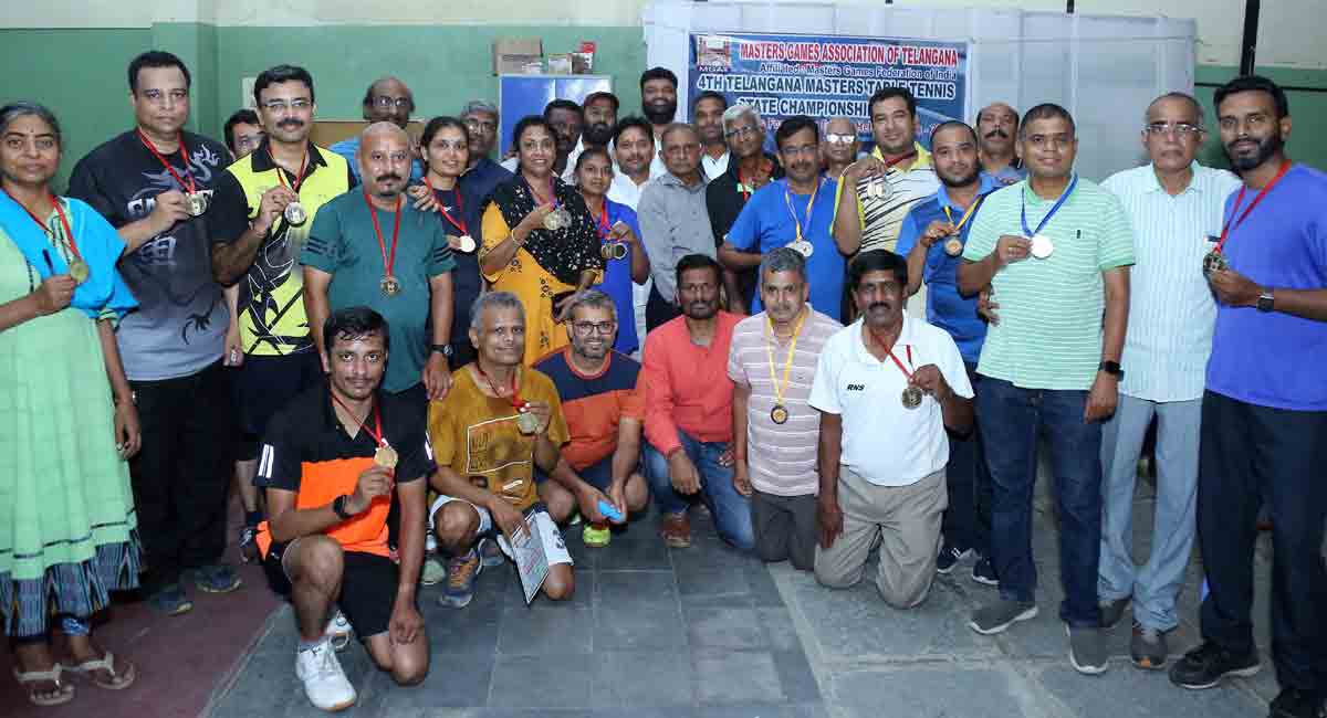 Hyderabad: Raju emerges champion of Table Tennis Championships