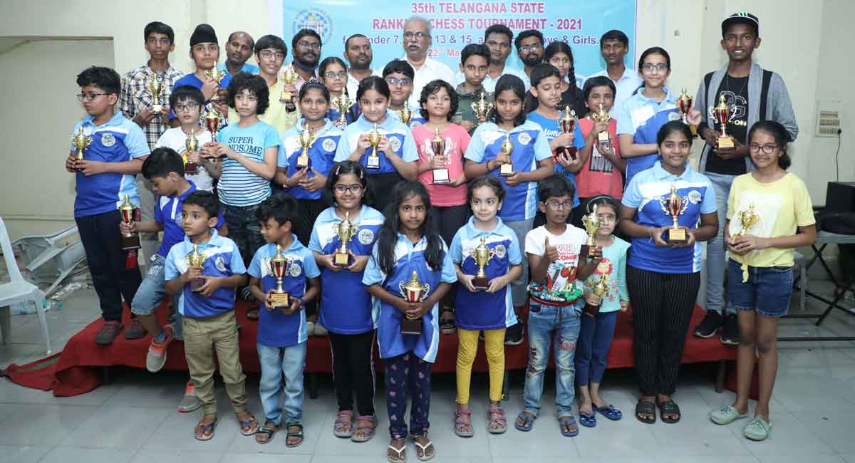 Himesh, Aasritha hog limelight at Telangana State Ranking Chess Tournament