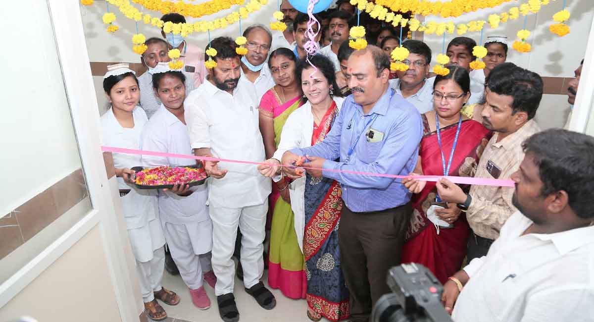 Ramagundam MLA inaugurates 50-bedded extension block of Godavarikhani hospital