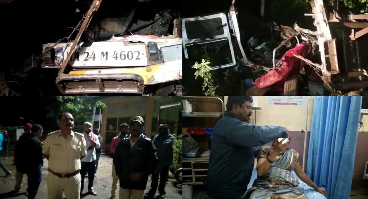 Three kids among seven killed as cruiser rams into tree in Karnataka