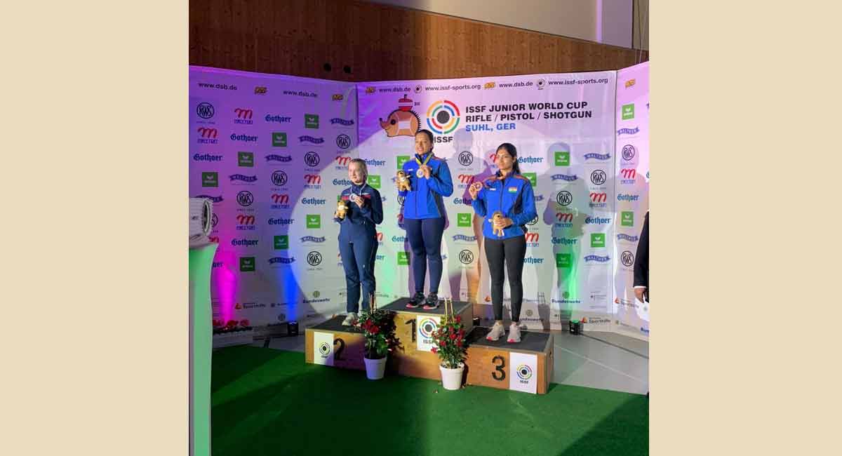 Suhl Junior World Cup: Sift Kaur Samra makes it 10 gold medals for India