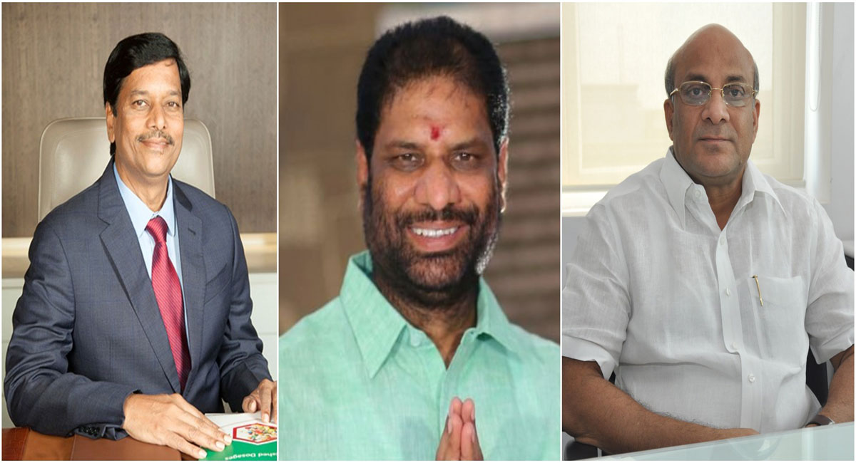 Parthasaradhi Reddy, Ravichandra, Damodar Rao are TRS candidates to Rajya Sabha