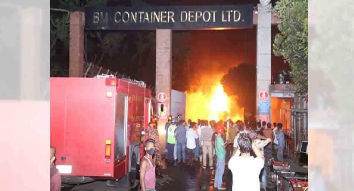 14 dead, 450 injured as fire erupts at container depot in Bangladesh