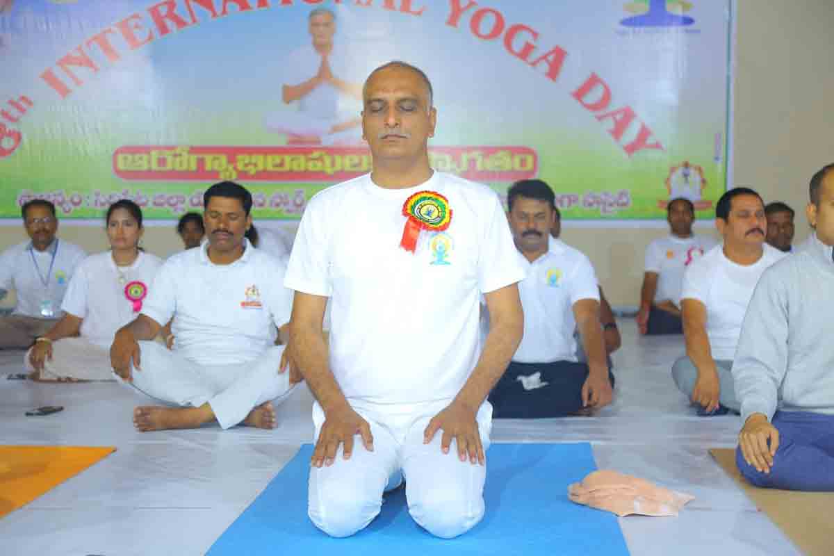 Make Yoga part of life, Harish Rao tells people