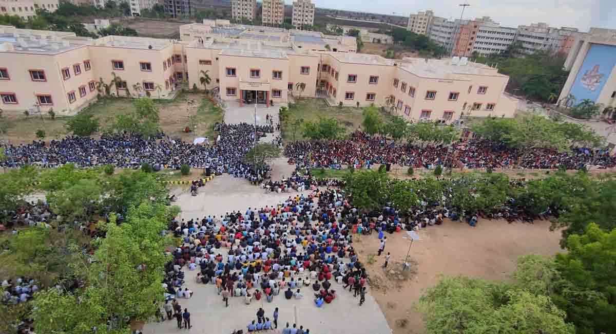 Nirmal: RGUKT students launch indefinite protest, demands CM’s visit