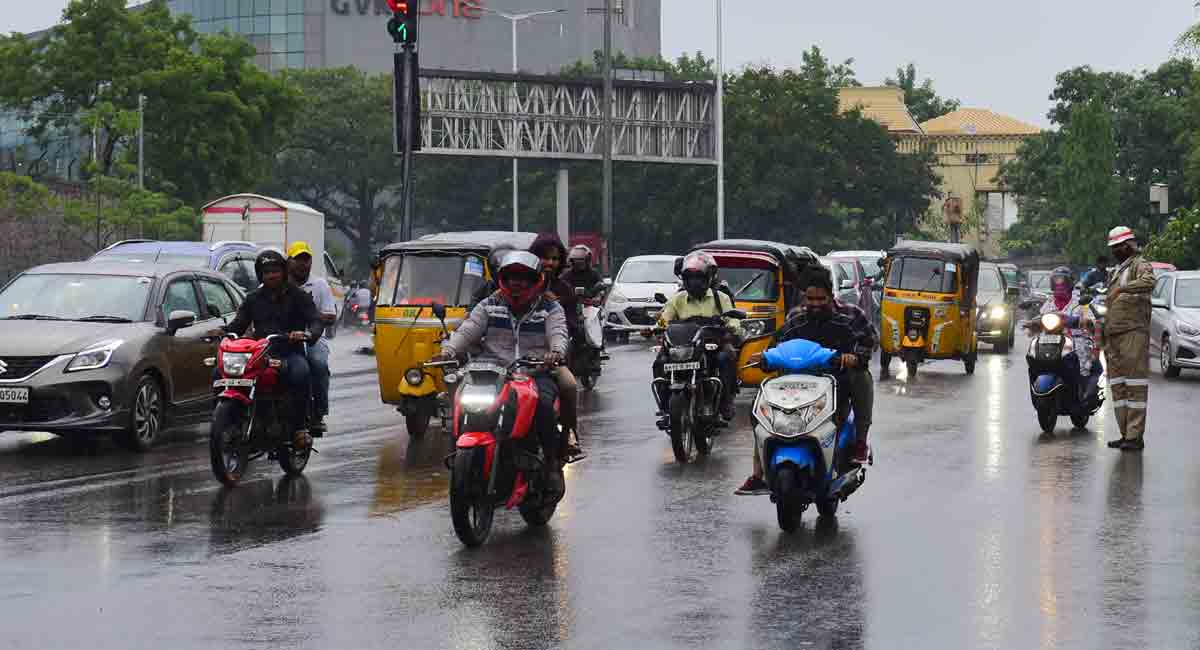 Rains lash Hyderabad all day, yellow alert issued for Wednesday