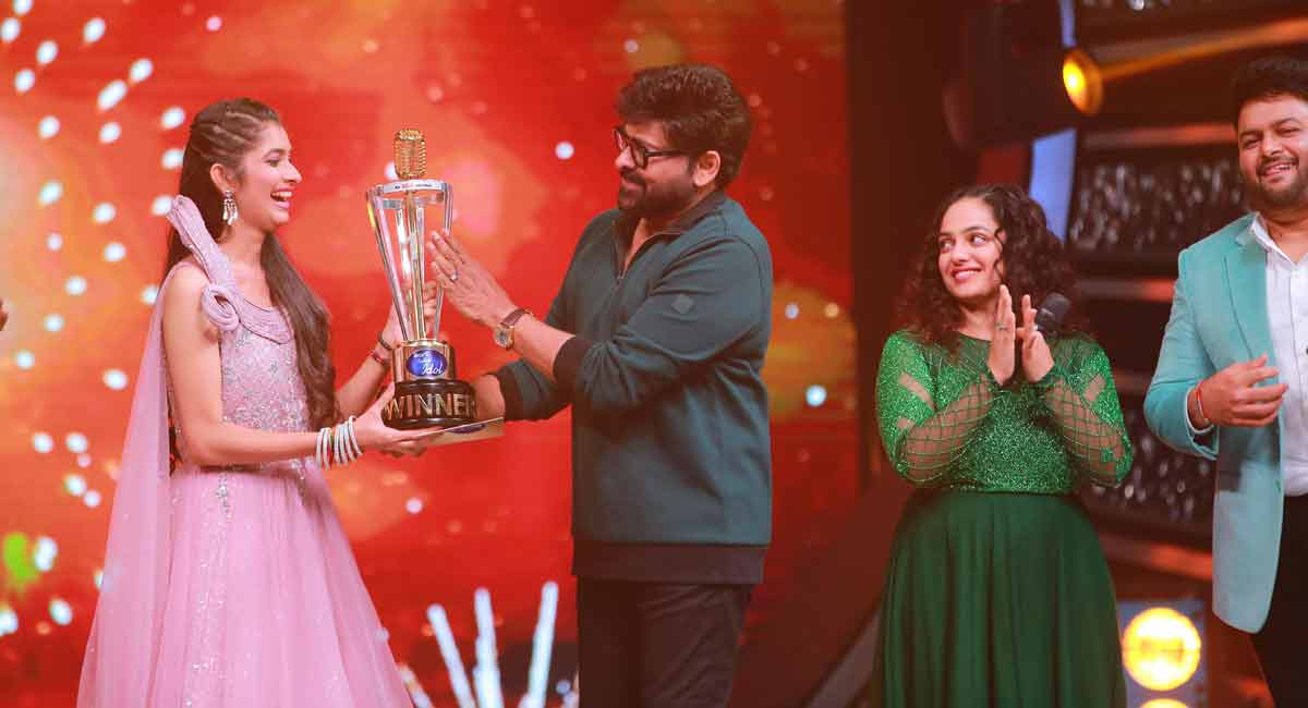 Grand Mega Finale of Telugu Indian Idol: BVK Vagdevi bags first ever season winner trophy