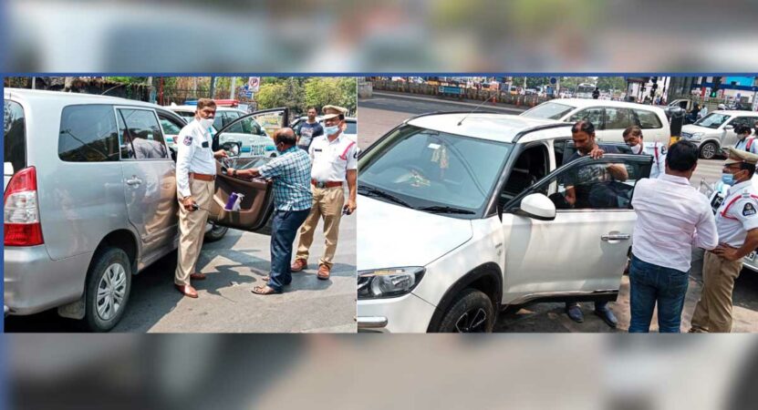 Hyderabad: Tinted glass, irregular number plates to mean trouble