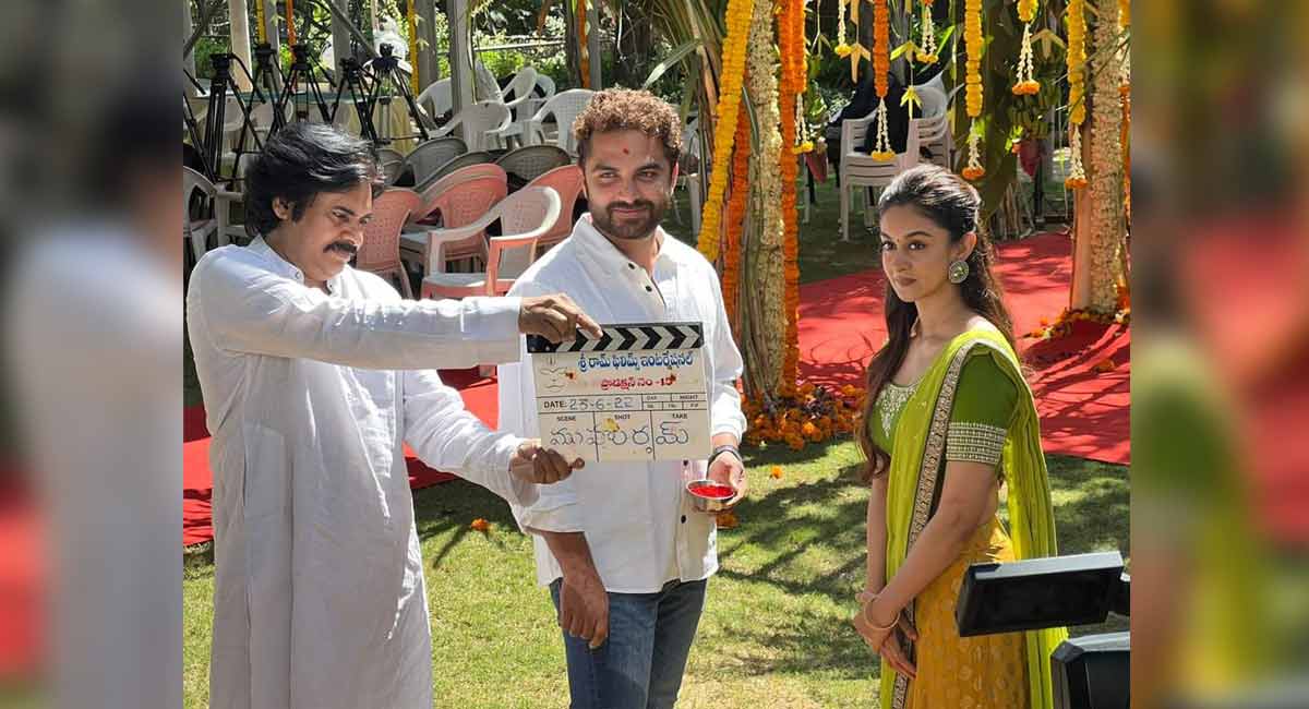 Vishwak Sen’s next film formally launched, Pawan Kalyan graces muhurat ceremony