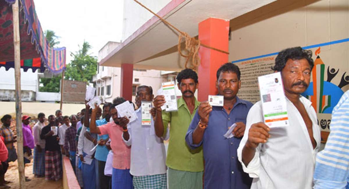 Voting underway for Atmakur bypoll in Andhra Pradesh