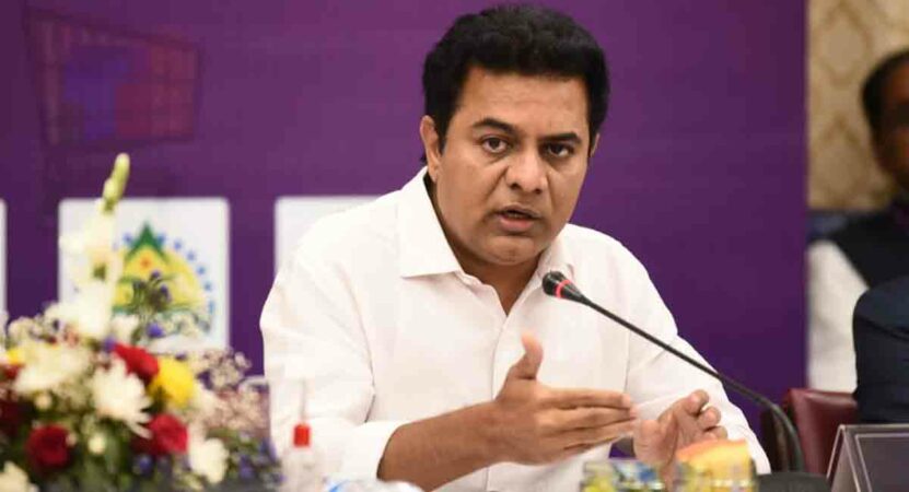 KTR demands Central Govt to withdraw plans to sell PSU lands in Telangana