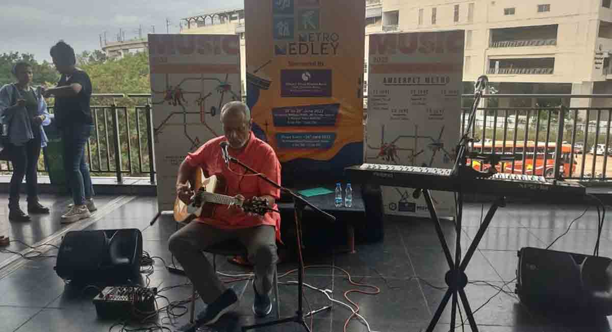 World Music Day event goes live at 5 metro stations in Hyderabad