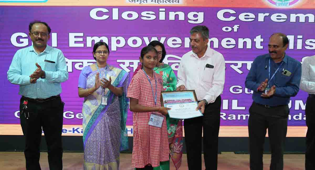 Peddapalli: Girl empowerment mission concludes in NTPC Ramagundam