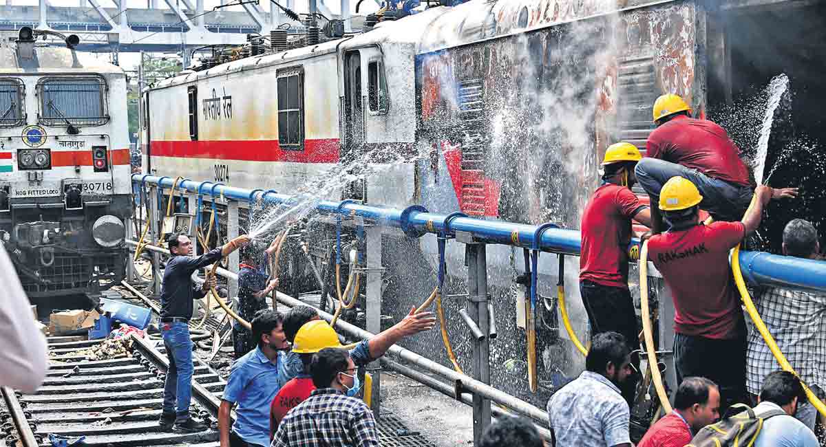 Protesters were heading towards engines with 10,000L fuel: Railways