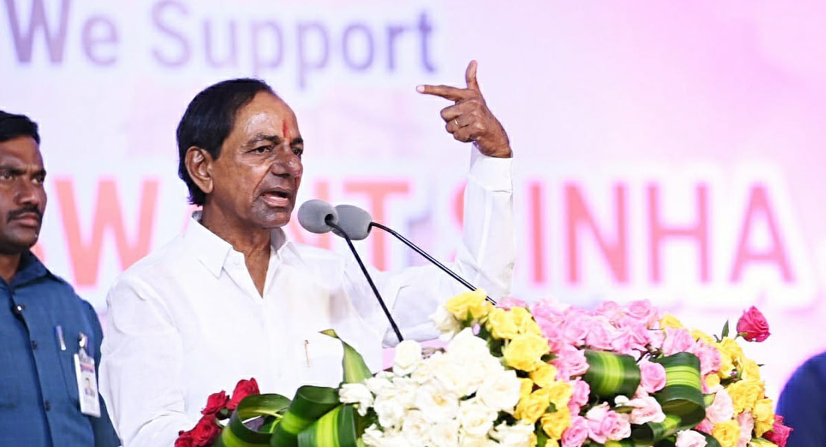 CM KCR accuses PM of killing democracy, federal system