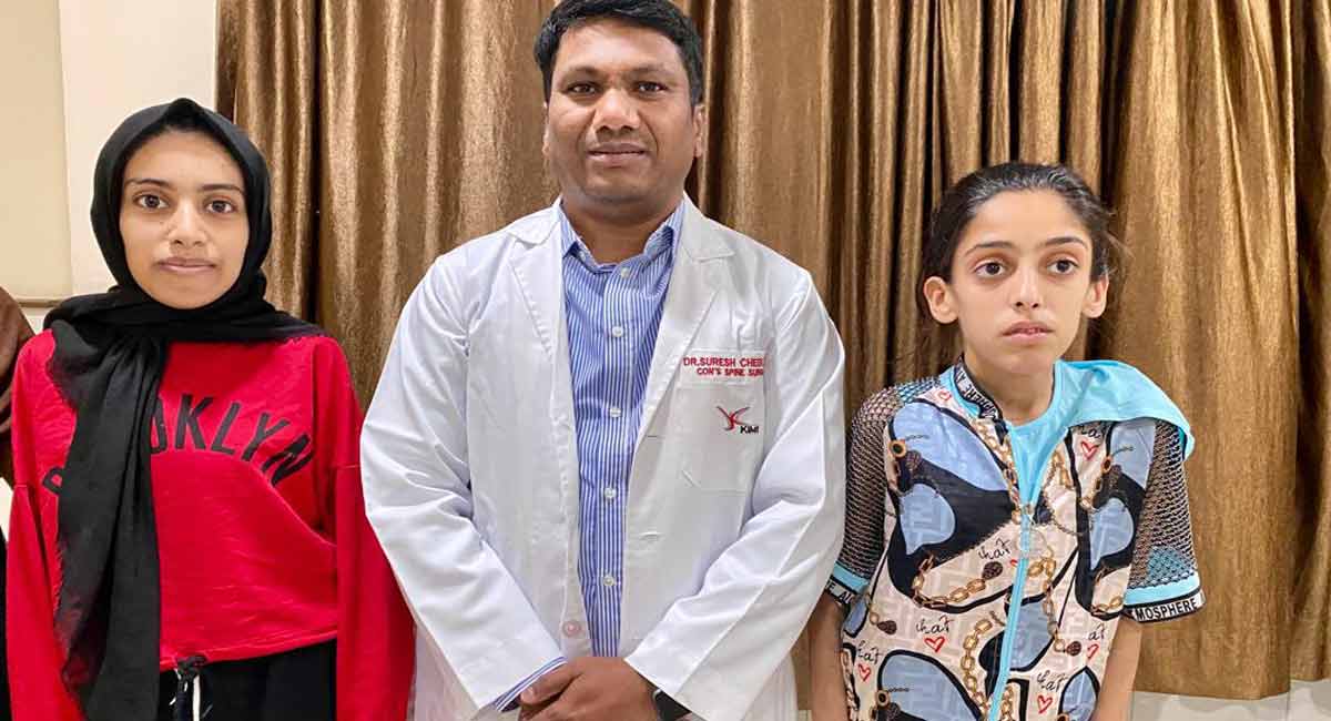 KIMS successfully conducts spinal corrective surgeries on Iraqi girls in Hyderabad