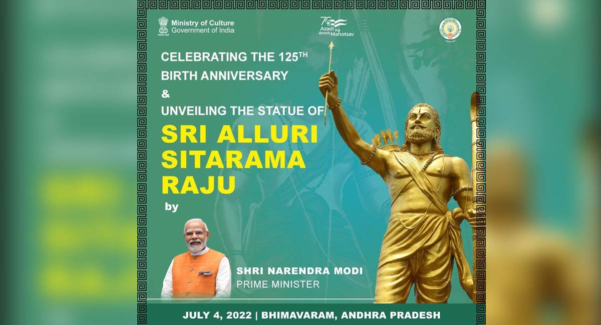 Modi to unveil freedom fighter Alluri’s statue in Andhra’s Bhimavaram