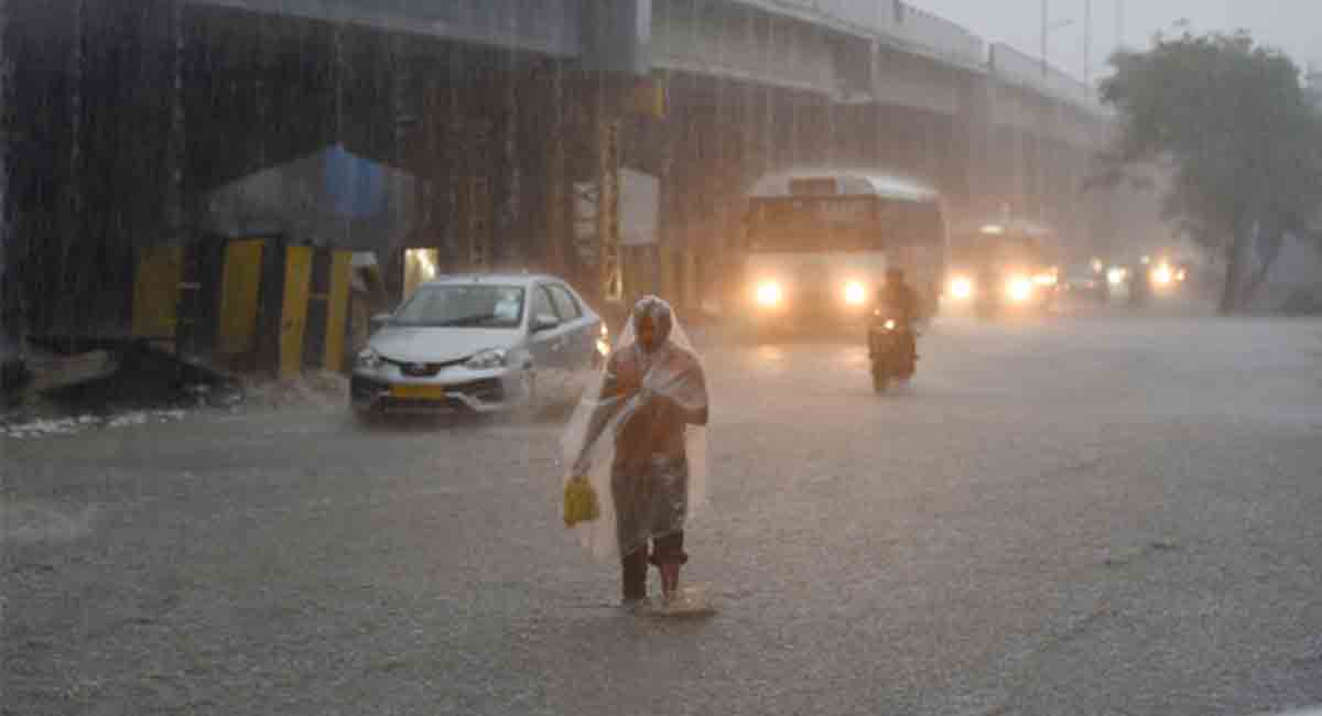 Rains to lash hyderabad in next three hours: IMD