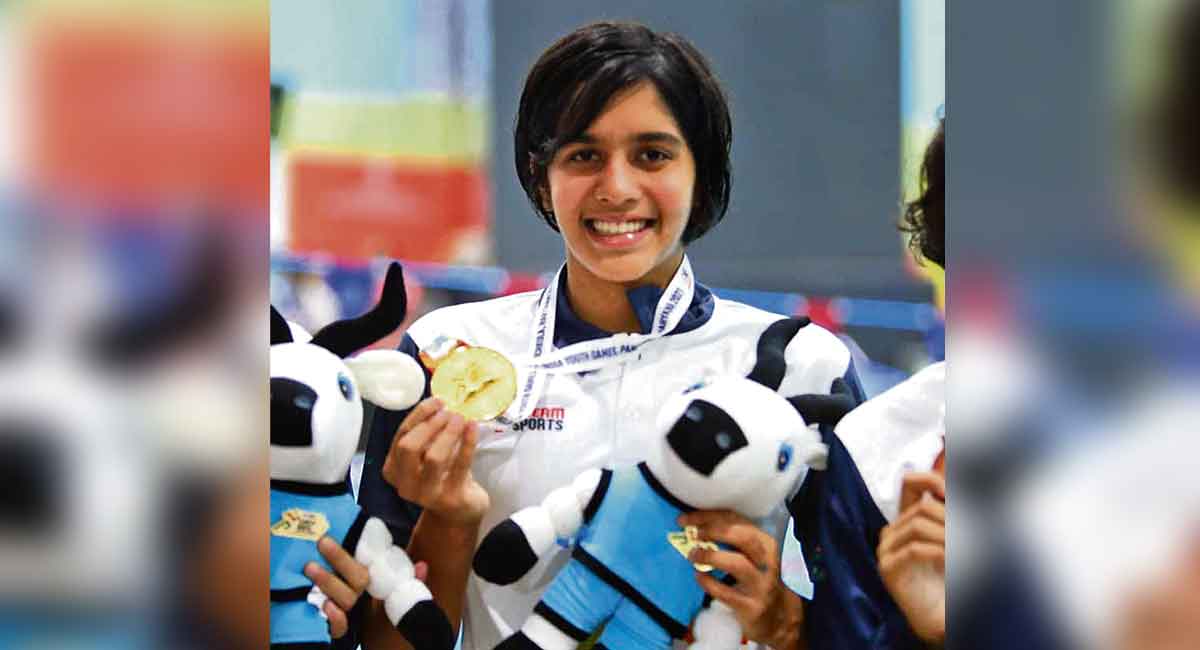 Vritti dari Telangana mengantongi medali renang kembar di Kejuaraan Akuatik Nasional Junior